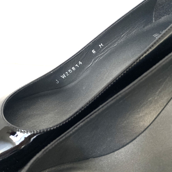 Stuart Weitzman Platswoon Pump Patent Leather Black 2.75" Heel Round Toe… - Picture 5 of 7